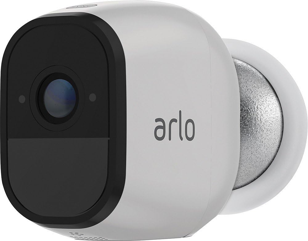 Arlo Pro VMS4430 Indoor/Outdoor HD Wire Free Security System with 4 Cameras (White)
