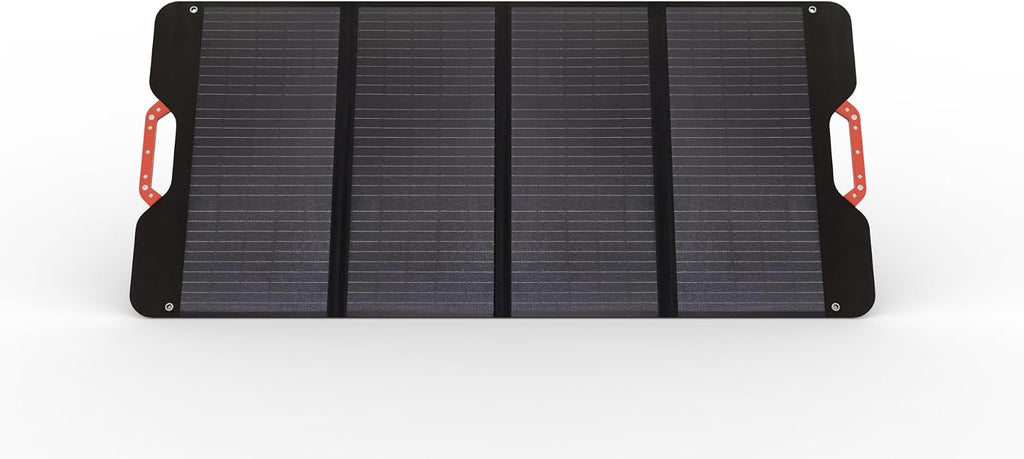 Foldable 100W Portable Solar Panel for Solar Generators, Off-Grid, Camping, Emergency, Overland, Trailer, RV, etc. with Adjustable Kickstand - Water-Resistant IP67