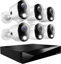 Night Owl 2-Way Audio 12 Channel DVR Video Home Security Camera System with (6) Wired 2K HD Indoor/Outdoor Deterrence Cameras and 2TB Hard Drive (Add up to 2 Wired and 4 Wi-Fi Cameras) (6 Camera)