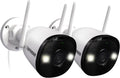 Defender AI Powered 4K Guard Pro 8MP WiFi 6, Plug-in Power Wireless Security Camera Outdoor, with Smart AI Human Detection, Bluetooth, Two-Way Talk, Works w/Guard App, 2 Pack