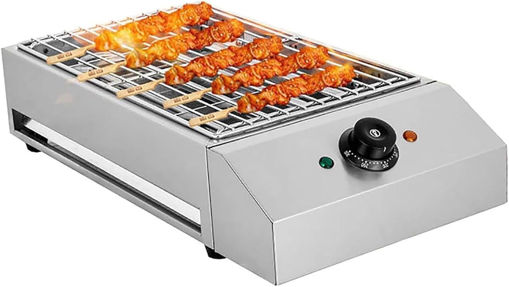 Electric BBQ Barbecue Grill Machine,Smokeless Grill,with Water-Filled Drip Tray & Temperature Control,for Home Cooking
