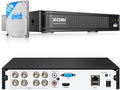 ZOSI H.265+ 5MP 3K Lite 8 Channel CCTV DVR Recorder, AI Human Vehicle Detection, Alert Push, Hybrid Capability 4-in-1(Analog/AHD/TVI/CVI) Full 1080p HD Surveillance DVR for Security Camera (1TB HDD)