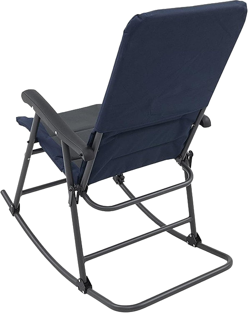 ALPS Mountaineering Outdoor Rocking Chair - Durable Folding Beach and Camp Chair with Comfortable Cushioned Polyester Fabric Over Locking Steel Frame
