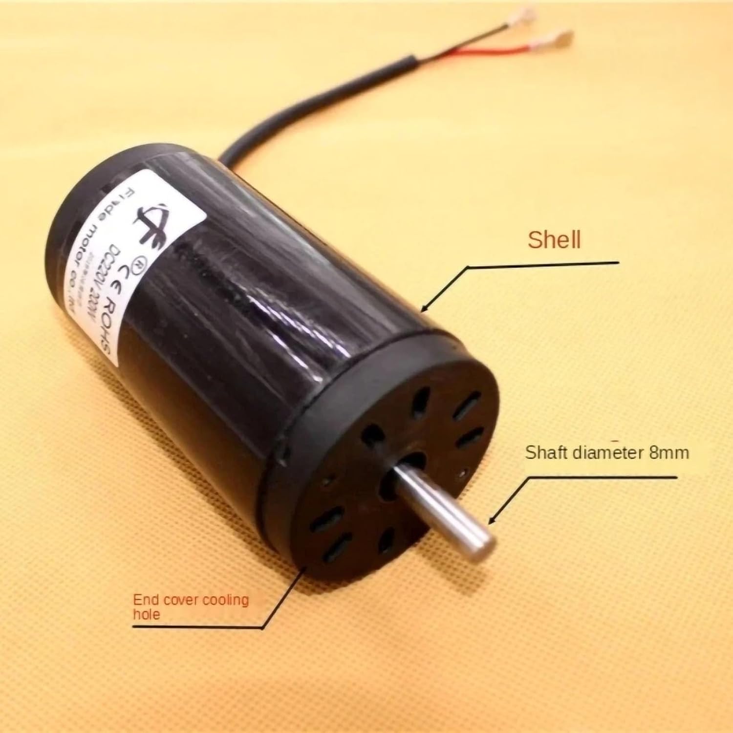 220V 550W High-Power Permanent Magnet DC Generator, Wind Water Hand Crank Pedal Power Generator Motor For DIY Energy Projects