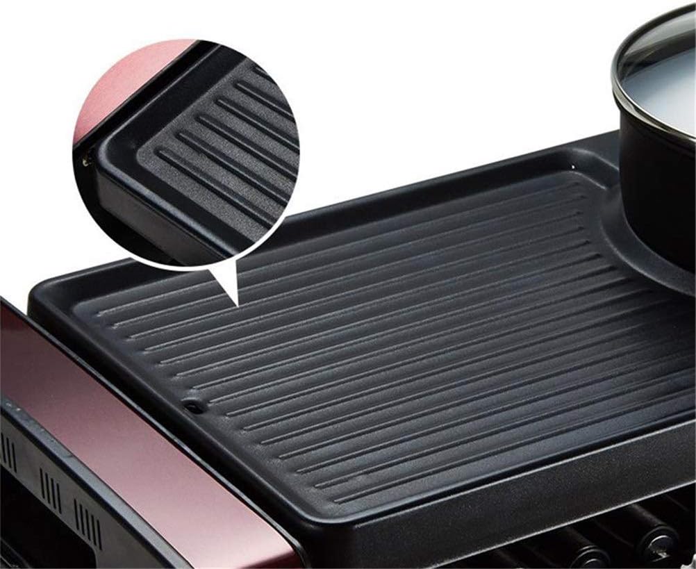 Household Electric Barbecue Machine Multifunctional Korean Style Smokeless BBQ Grill Hot Pot & BBQ Integrated Machine