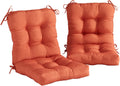 Greendale Home Fashions Outdoor 42x21-inch Seat/Back Chair Cushion (Set of 2), Sunrise