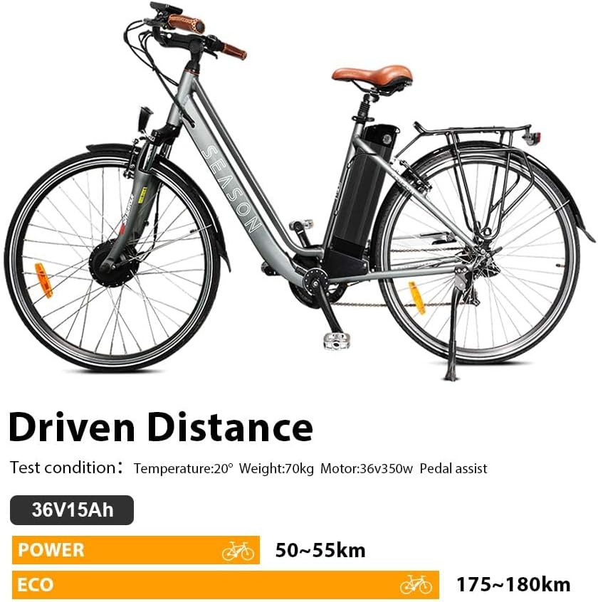 Yose Power 48V 36V 10.4Ah 13Ah 15Ah 17.4Ah Ebike Battery Sliver Fish Electric Bike Battery 250W 350W 500W 700W 900W 1000W Electric Bicycle Lithium Batteries (Black Color 36V15Ah for 0-1000W Motor)
