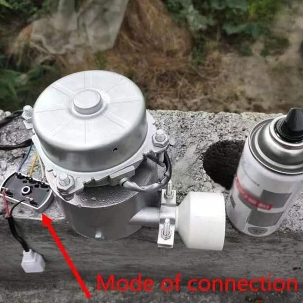 1000W Water Turbine Generator 220V Aluminum Alloy Micro Hydroelectric Generator Outdoor Hydro Power Station Portable Small Generator for Home