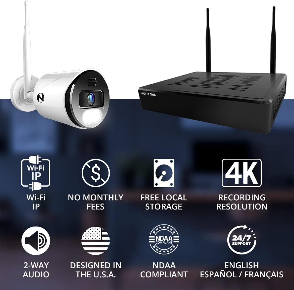 Night OWL BTWN8-4L1 UHD NVR Security KIT