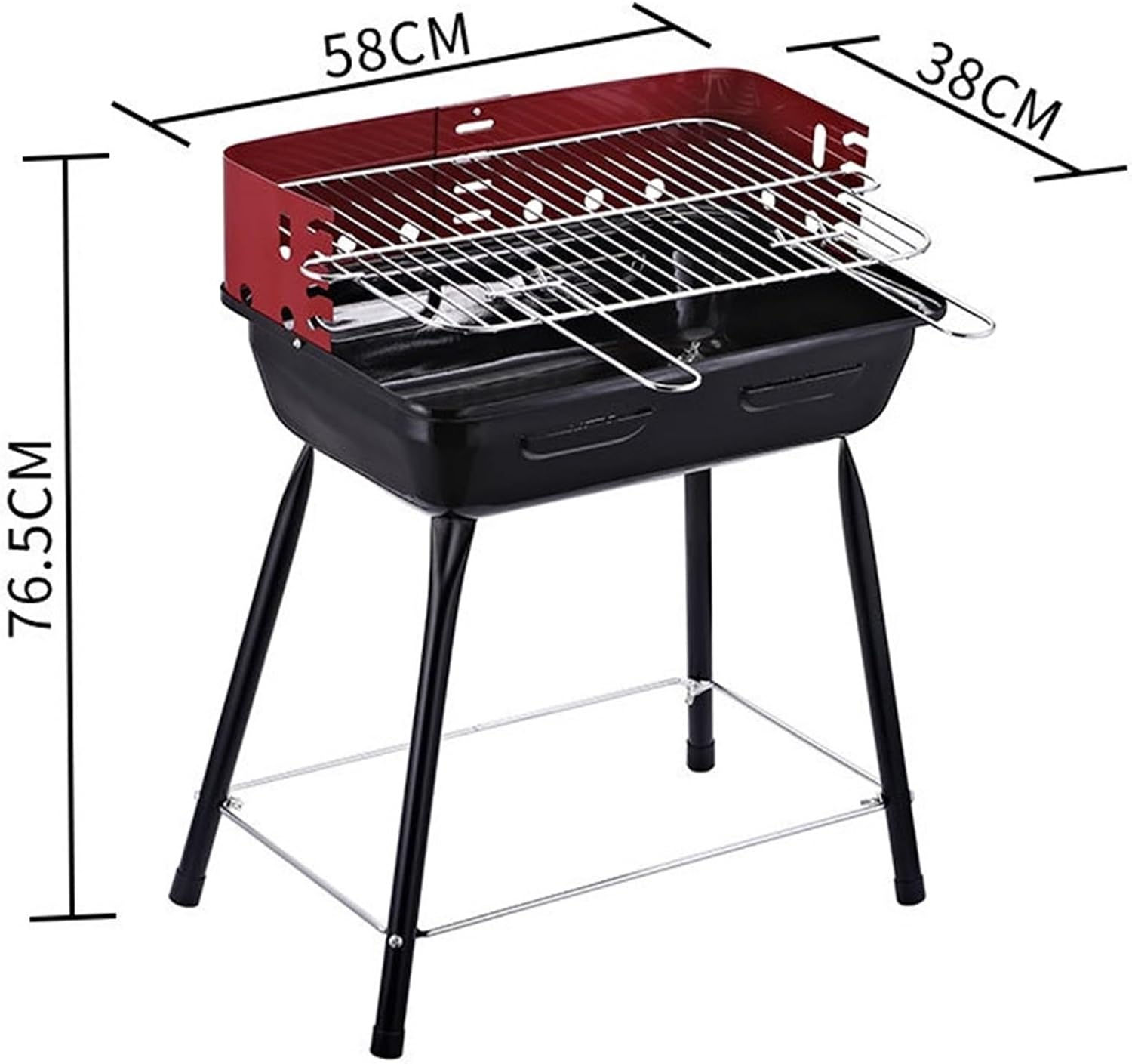 Portable Charcoal Grill Outdoor Portable Charcoal Grill Barbecue Grill Perfect for Camping Travel Garden BBQ Grill for Outdoor