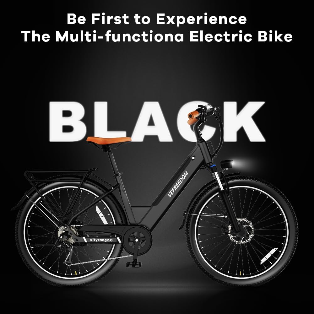 1000W/1500W Peak Electric Bike for Adults,up 80 Miles Removable Battery Ebike, 26/24''' UL Certified Electric Mountain E Bike,Adult Electric Bicycles for Commute Beach Snow