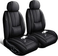Car Seat Covers 2 Seats Fit for Mazda CX-90 2024 2025,Waterproof Leather Seat Covers,Airbag Compatible,Car Seat Protectors Interior Sets(Front Set,Black)