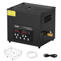 VEVOR Ultrasonic Cleaner, 10L, 600W Heating Power Ultra Sonic Cleaning Machine with Gentle Mode & Upgraded Degassing, 4 PCS Transducers, 40kHz Industrial Ultrasound Cleaner for Jewelry, Beakers, Tools