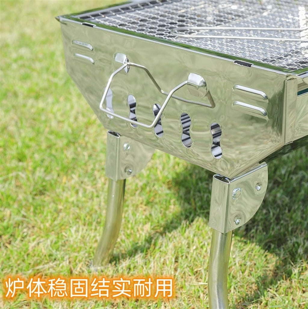 Portable Charcoal Grill Portable Barbecue Grill Lightweight Simple Charcoal Grill for Outdoor Camping Travel BBQ Grill for Outdoor