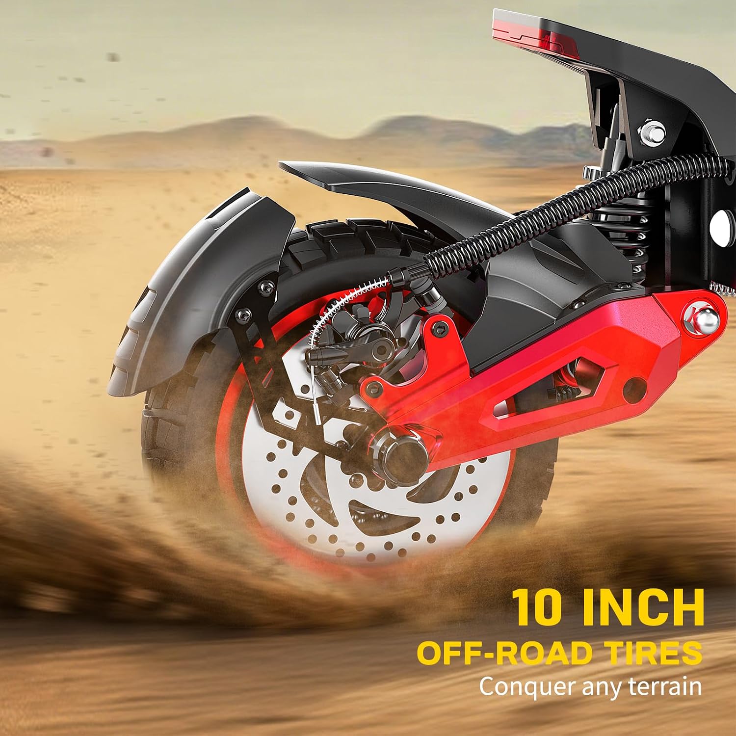 Electric Scooter Adults, 26/37 Miles Long Range, 28/34 Mph Max Speed, 10/11' Off-Road Tires,1200W/1600W Motor, Adjustable Handlebar Height, Dual Braking System,Folding Commuter E Scooter