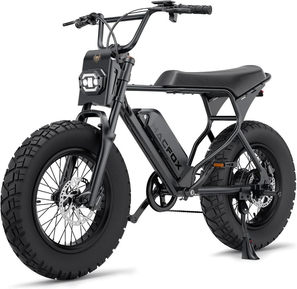 MACFOX X7 Electric Bike for Adults, 750W EBike with Hydraulic Brakes, 48V 13Ah Removable Battery 30 Mile Range, Upgraded 20x5.0 Rear Fat Tire for School/City/Town Commuting (UL2849 & Class-2)
