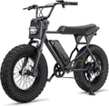 MACFOX X7 Electric Bike for Adults, 750W EBike with Hydraulic Brakes, 48V 13Ah Removable Battery 30 Mile Range, Upgraded 20x5.0 Rear Fat Tire for School/City/Town Commuting (UL2849 & Class-2)