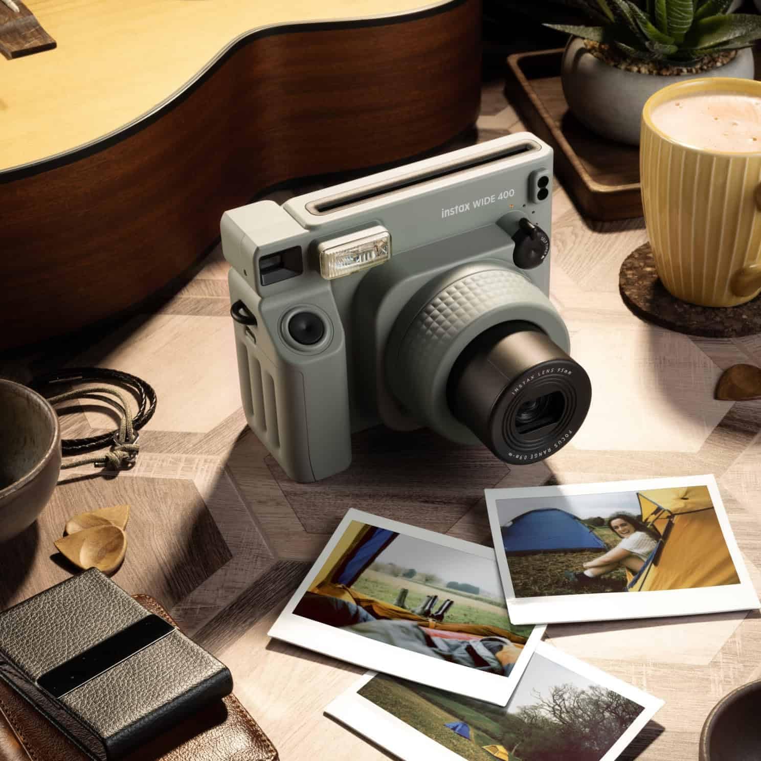 Fujifilm Instax Wide 400 Instant Film Camera Bundle with Compatible Carrying Case + Microfiber Cleaning Cloth
