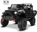 Hikole 12V Electric Car for Kids to Drive, Battery Kids' Electric Vehicles, Powered Truck Wheels with Remote, Bluetooth Music Dual Steering Shock Led Lights Safety Belt for Boy Girl 1 Seater