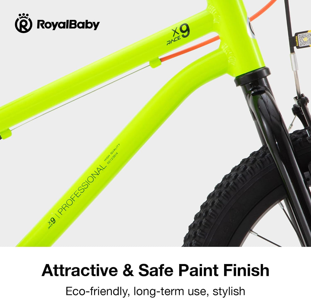RoyalBaby Kids Bike, Lightweight Aluminum 16 18 Inch Wheel Bicycle Boys Girls Ages 4-9 Years, Multiple Colors