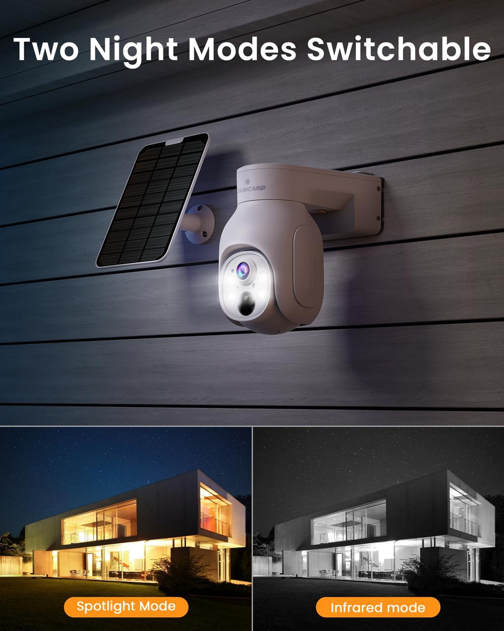 Solar Security Cameras Wireless Outdoor,2K Solar Cameras for Home Security, Wireless Security Camera System with 360° Pan & Tilt, Color Night Vision, 500GB HDD NVR, No Subscription, 2.4G & 5G WiFi