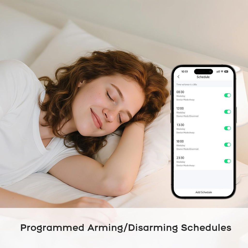 PGST WiFi Wireless Home Alarm System - 2025 Home Security System, 10-Minute Installation, 10 Door & Window Sensors + 5 Motion Sensors, APP Remote Control, Compatible with Alexa, No Monthly Fee