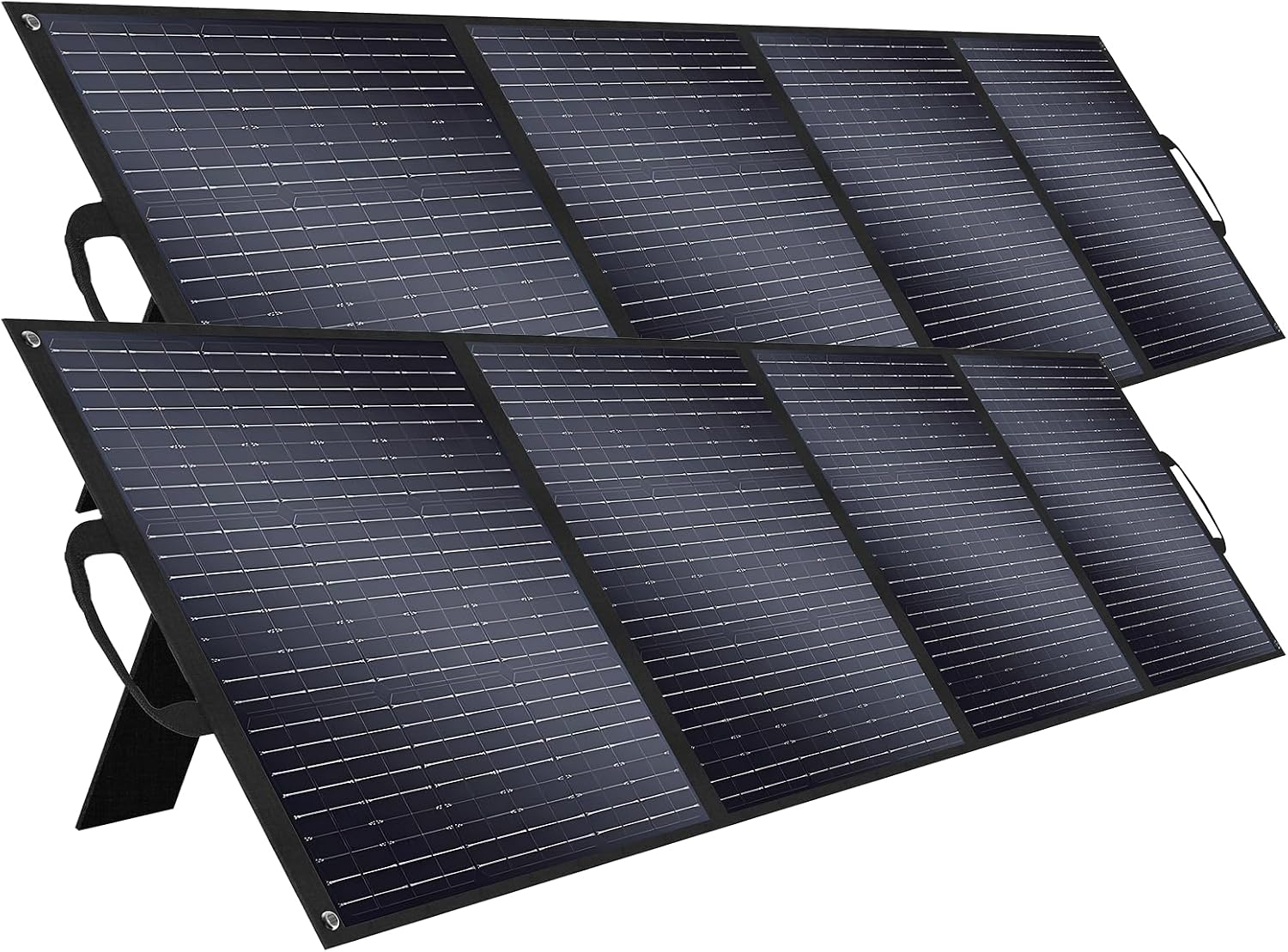 200 Watt Portable Solar Panel, 23.4% High Conversion Foldable Solar Panel Suitable for Solar Generator,IP67 Waterproof(200W*2)
