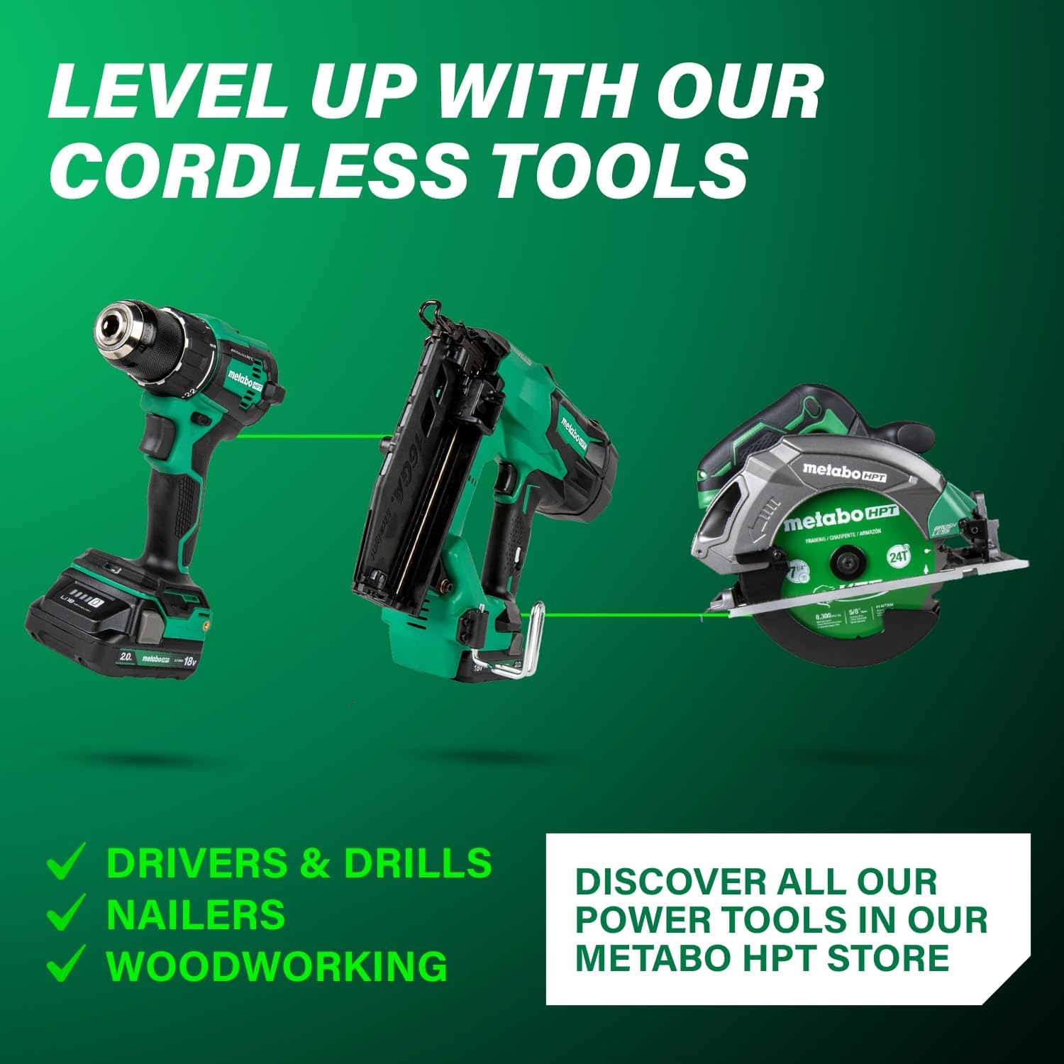 Metabo HPT 18V MultiVolt Cordless Hammer Drill and Impact Driver Combo Kit, Cordless Power Tool Set with 2 Lithium-Ion Batteries and Charger, Lightweight and Ergonomic Design, Carrying Bag, KC18DFX