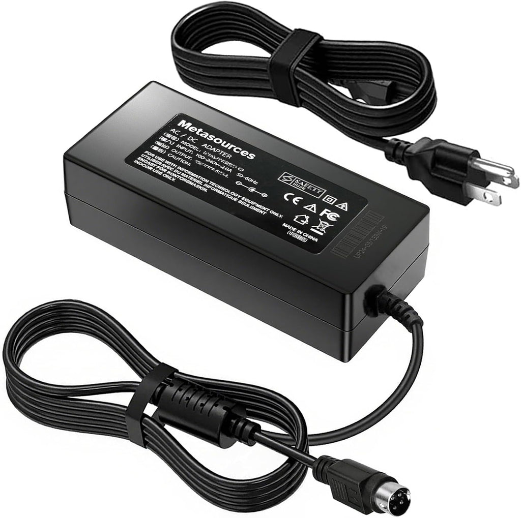 4-Pin AC/DC Adapter Compatible with SUNGZU Model SKA1000 SKA1000-T SKA1000T Li-ion Battery 1000W Portable Emergency Power Station CPT240002 32V-45V 6.5A 7.5A Power Supply Cord