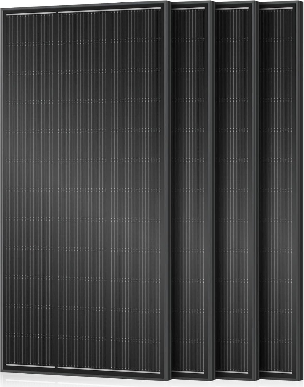 18BB 800 Watt Solar Panel, 4pcs 200W N-Type Solar Panels, 25% High-Efficiency Monocrystalline Module PV, for 12V/24V Battery, Home, Trailer, Camping, Marine, Boat, Farm, RV