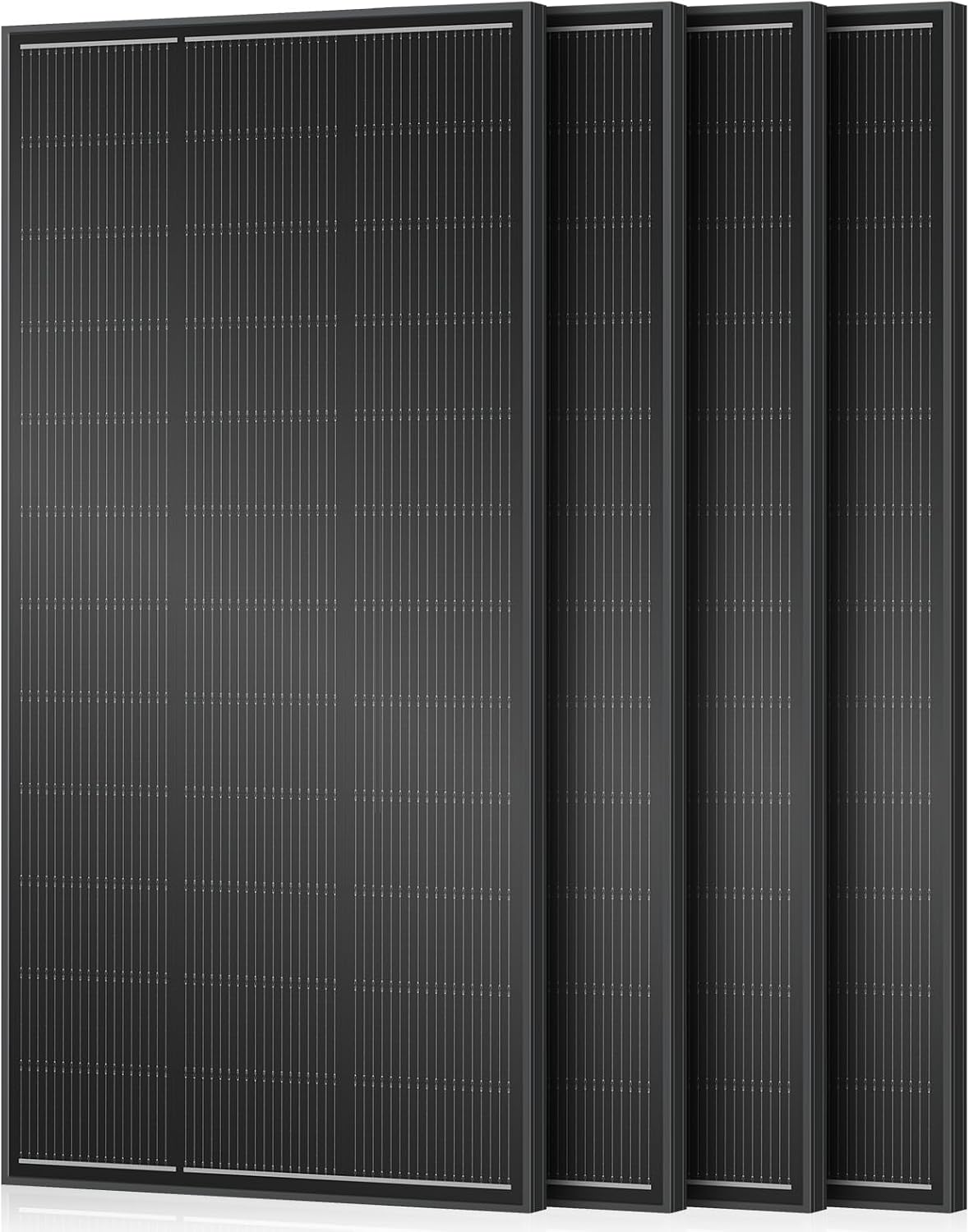 18BB 800 Watt Solar Panel, 4pcs 200W N-Type Solar Panels, 25% High-Efficiency Monocrystalline Module PV, for 12V/24V Battery, Home, Trailer, Camping, Marine, Boat, Farm, RV