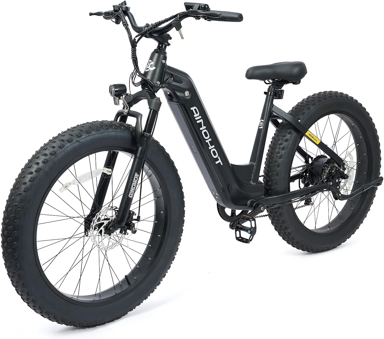 Terra Electric Bike for Adults, 26'x4.0' Fat Tire Electric Bike, 1000W Peak Ebike, Electric Mountain Bike 624Wh Battery, 20 MPH 56 Miles, Electric Bicycle with UL2849 Certified, Aluminum Alloy Frame