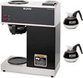 Bunn-O-Matic Pour-O-Matic Model VPR Coffee Brewer, 14.4liters Stainless Steel/Black