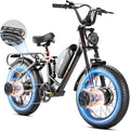 (2025 Upgraded) EAhora X7 Peak 3000W Dual Motor Electric Bike for Adults 48V 20A 30-33MPH Dual Hydraulic Brakes Ebike 80-120Miles Longe Range Fat Tire Electric Bicycle for Man and Woman