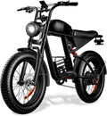 Electric Bike for Adults 48V 20AH Power 1500W Peak 35MPH Max 60 Miles Electric Motorcycle 20' Fat Tire Dirt Bike Shamano 7-Speed E-Bike for All Terrain Dirt Bike