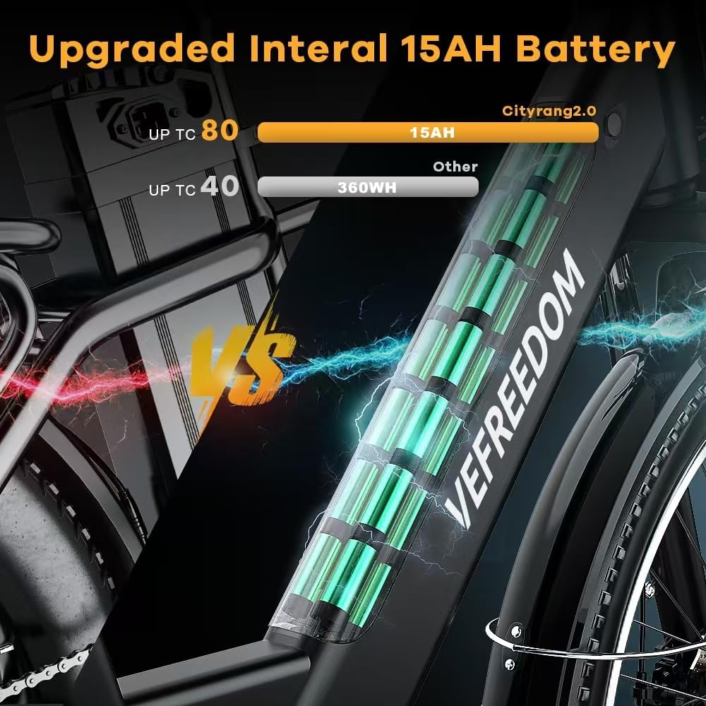 1000W/1500W Peak Electric Bike for Adults,up 80 Miles Removable Battery Ebike, 26/24''' UL Certified Electric Mountain E Bike,Adult Electric Bicycles for Commute Beach Snow