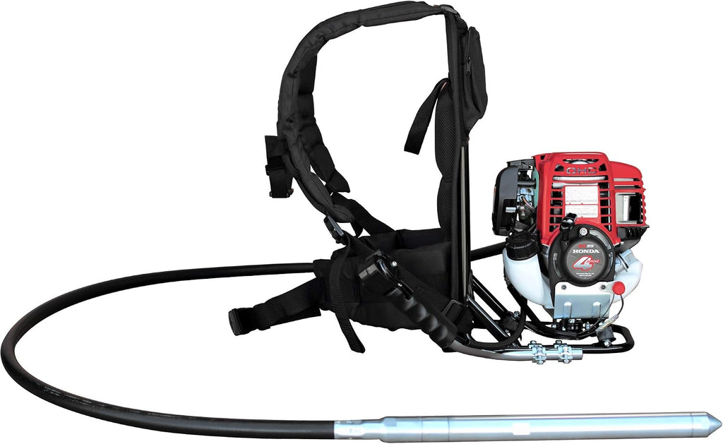 TOMAHAWK Concrete Vibrator 10ft Flex Shaft Cable Whip 2' Head 12000 VPM