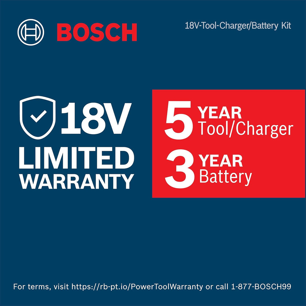 BOSCH GXL18V-27B22 Power Tool Combo Kit - 18V Brushless Compact 1/2 In. Cordless Drill Driver and 1/4 In. Hex Impact Driver (Includes: Two 2.0Ah Batteries, 18V Charger, and Carrying Tool Bag)