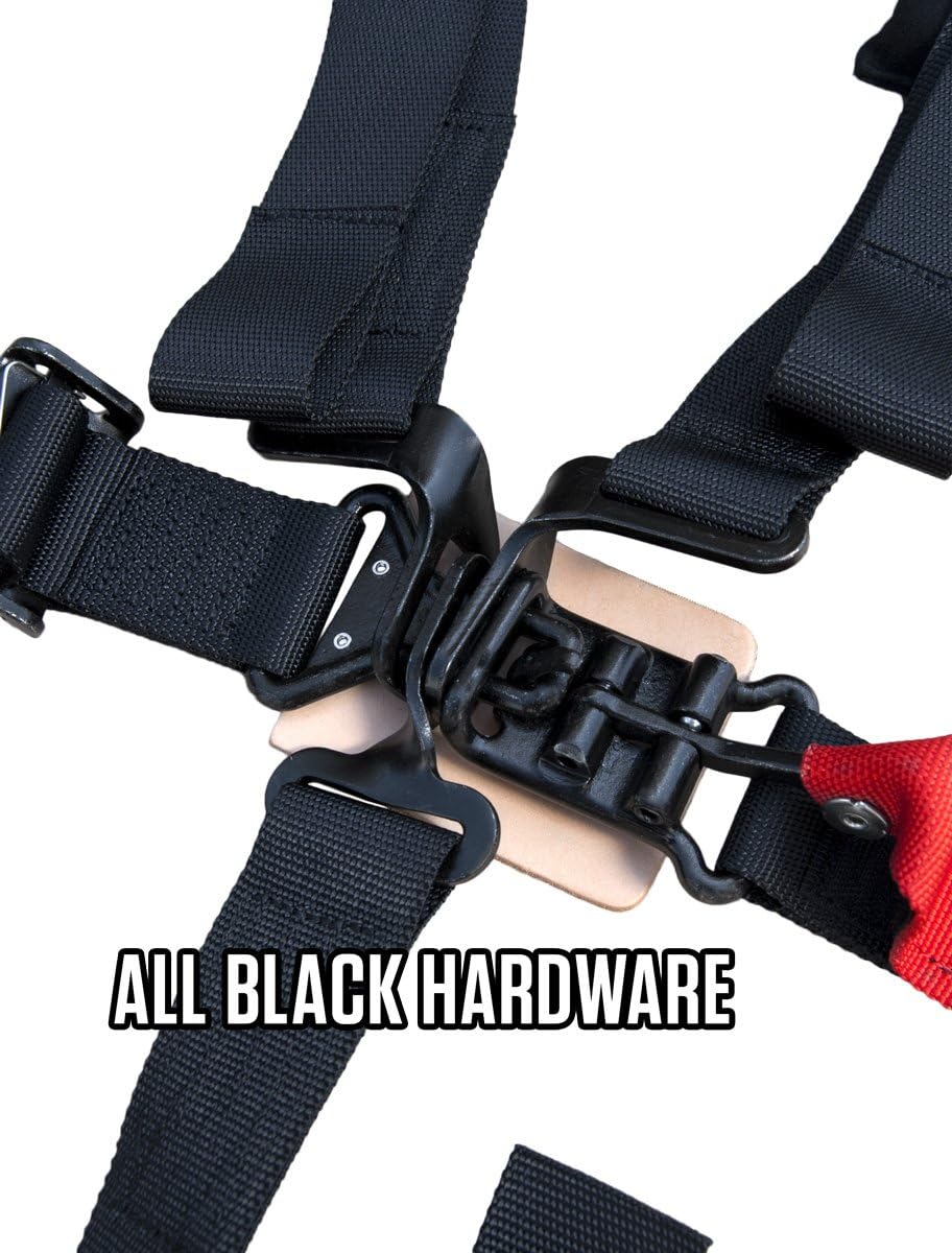 PRP Seats 4 Point 2' Surelatch Harness with 2' Padding - EZ Adjusters, Removable Strap