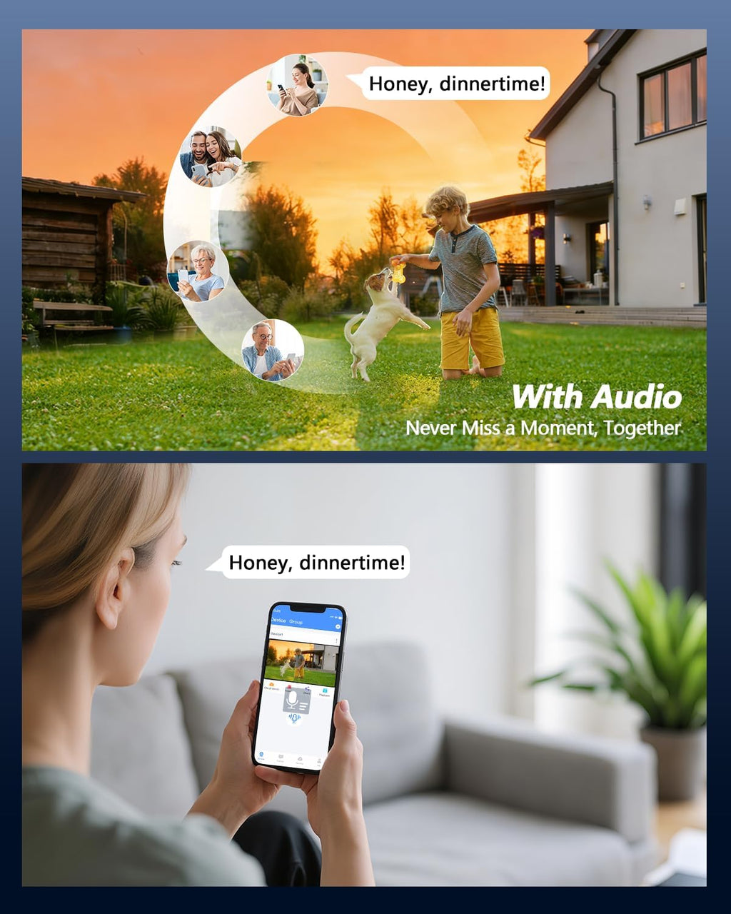 OOSSXX Outdoor Wired Security Camera System PoE Outdoor Surveillance Video Cameras Systems with Monitor