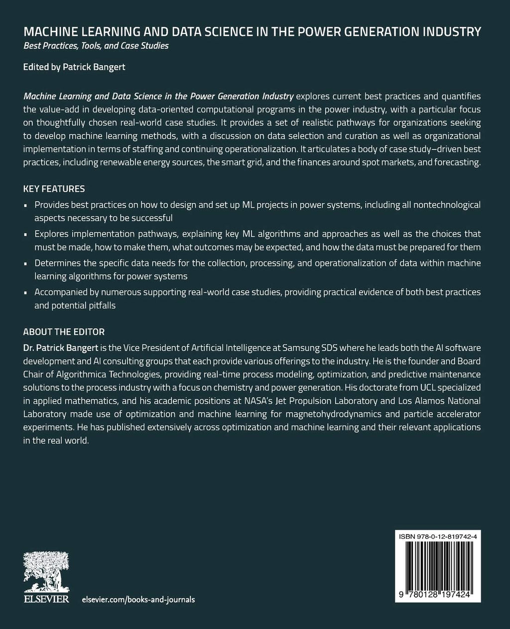 Machine Learning and Data Science in the Power Generation Industry: Best Practices, Tools, and Case Studies