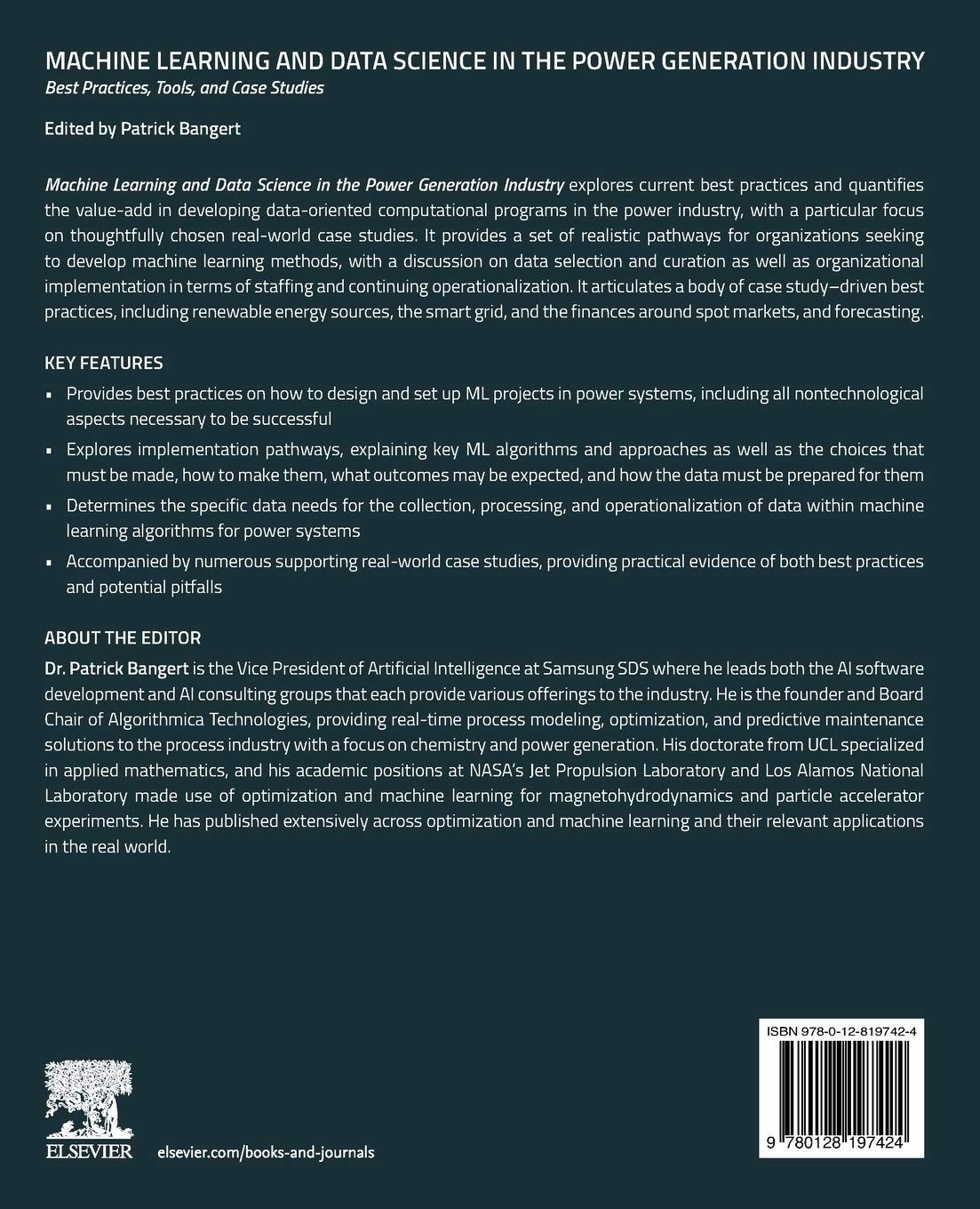 Machine Learning and Data Science in the Power Generation Industry: Best Practices, Tools, and Case Studies