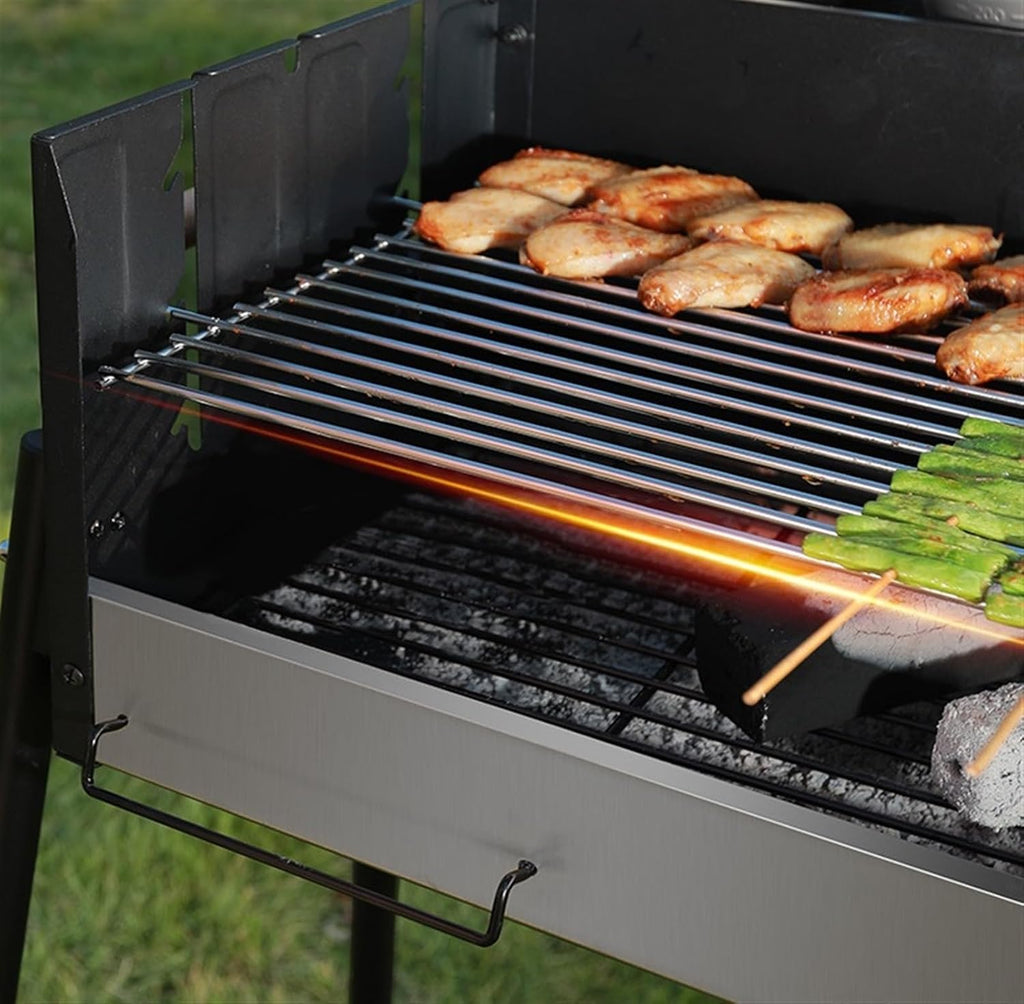 Portable Charcoal Grill Portable Charcoal Grill Outdoor Barbecue Grill Foldable Grill for Patio Garden Camping BBQ Grill for Outdoor