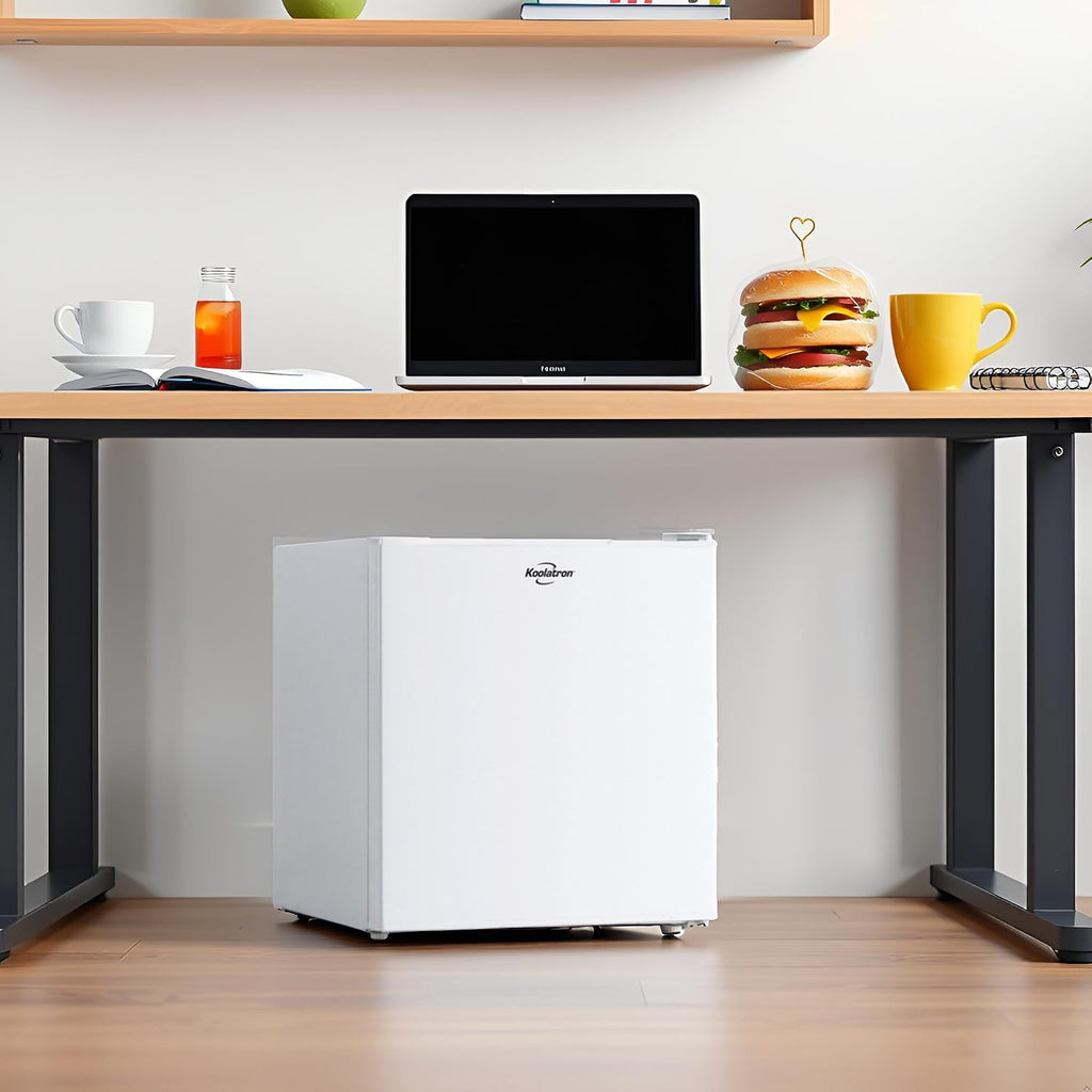 Koolatron Refrigerator - Mini Fridge With Freezer For Kitchen, Bedroom, office, Dorms, Cool Storage For Wine, Beverages, Compact Free Standing, Neveras Pequeñpara, 1.7 Cubic Feet Capacity, White