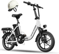 WINDHORSE 16' Folding Electric Bike for Adults, 630W Peak Motor, 20MPH, 19–35 Miles Pedal Assist Range, LCD Display, Dual Disc Brakes, Removable Battery