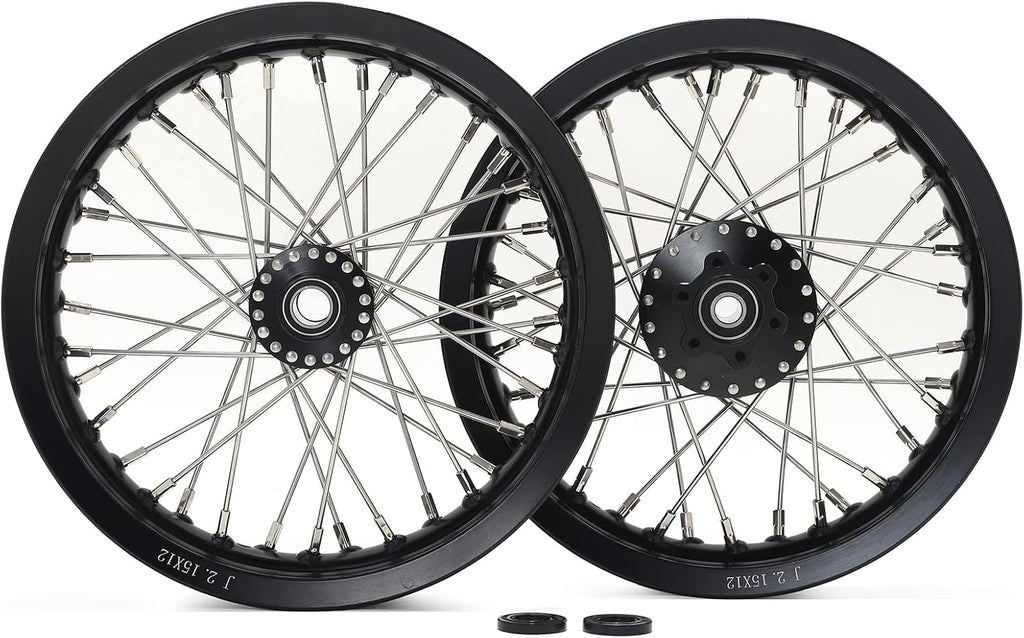 TOFR 12' Wheels Rims Hubs Set for SUR-RON Light Bee X LBX for Segway X160 X260 Front Rear