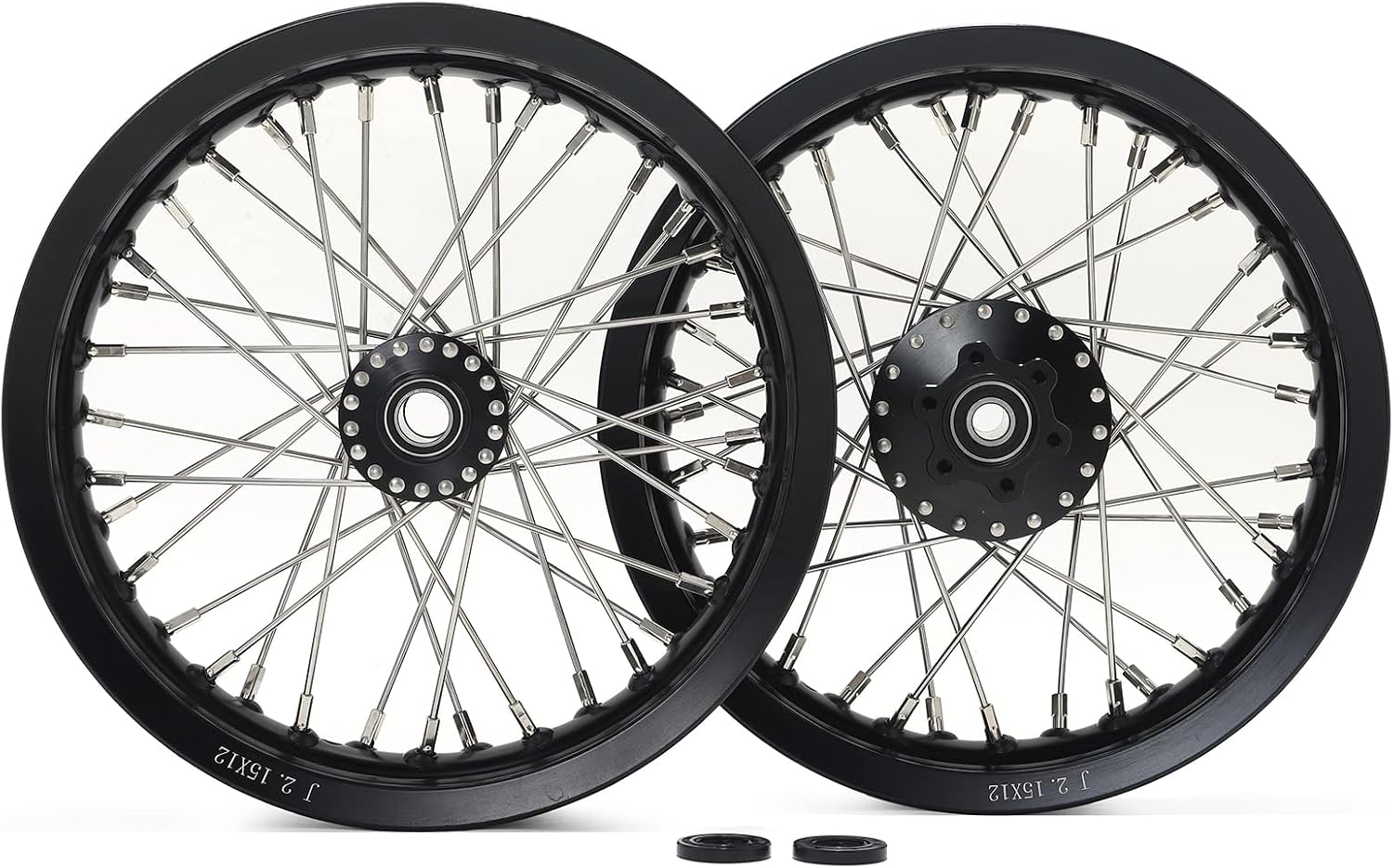 TOFR 12' Wheels Rims Hubs Set for SUR-RON Light Bee X LBX for Segway X160 X260 Front Rear