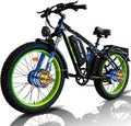 Dual Motor Electric Bike for Adults,6000W Peak,45MPH,60V&52V/25Ah Battery,26''&24'' Fat Tire,Up to 110 Miles Range,SHM 7-Speed Gear Ebike