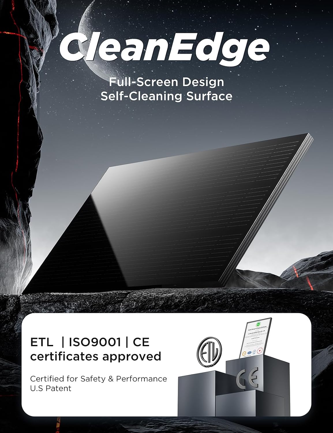 STAR 200 Watt Solar Panel, 2PCS 100W 12/24V Solar Panels with Frame-Less Design & Maintenance-Free, 25% High-Efficiency Monocrystalline, Reliable Power for RV, Marine, Roof, Home, and Off-Grid