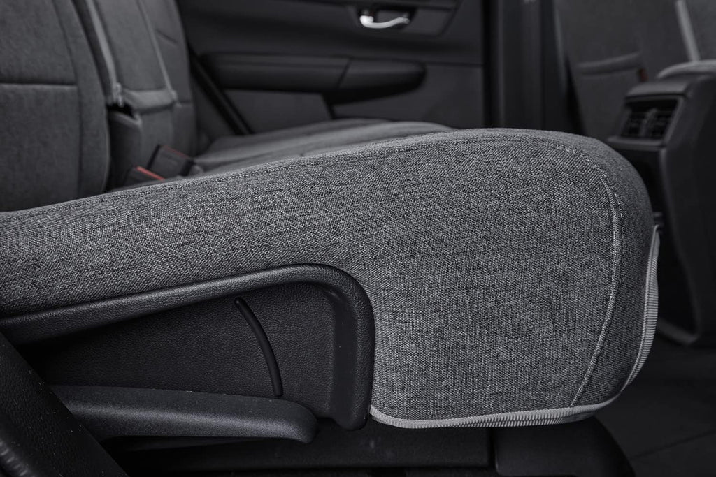 coverdream HRV Polyester Seat Covers Full Set for 2019-2022 Honda HRV Sport,EX,EXL,Touring SUV Auto Seat,Fully Covered,Breathable UV Resistant Car Seat Protector,Fit Like A Glove(Gray)